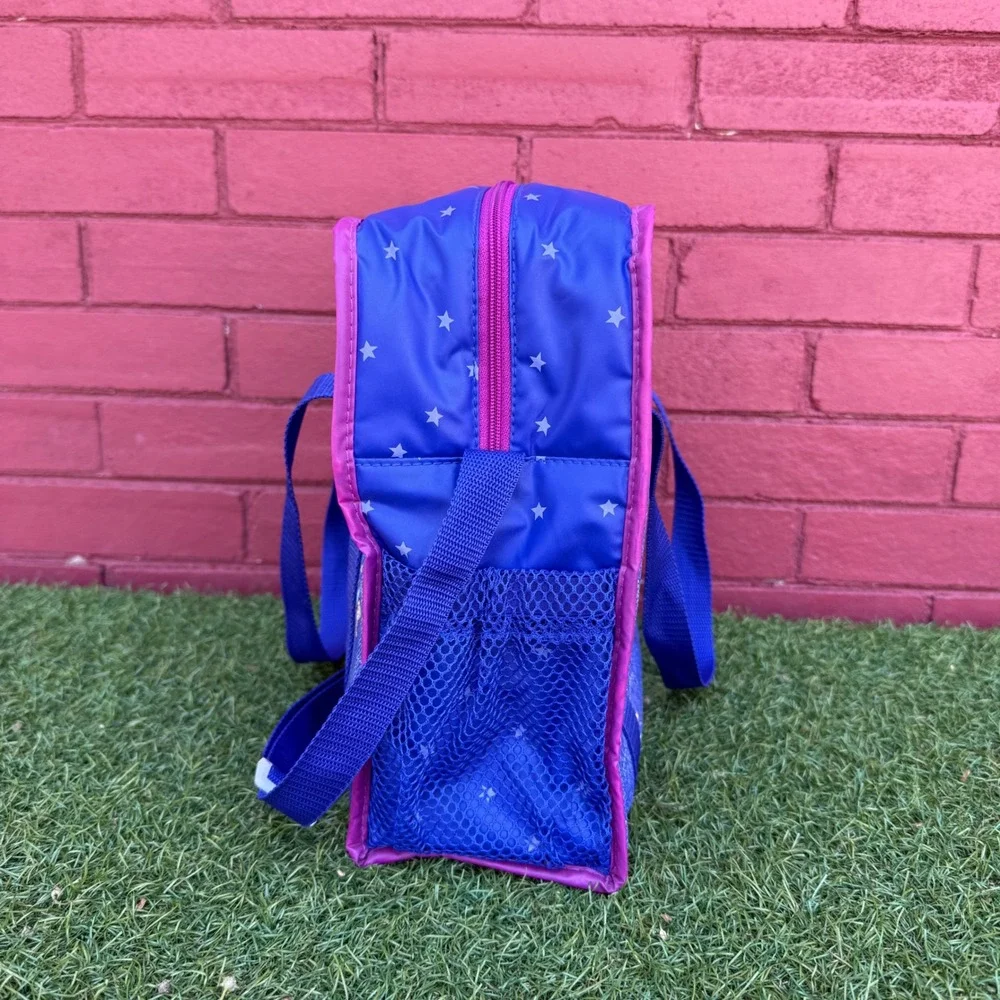 Vtg 90s Ross Similac Diaper Bag Blue Pink Teddy Bear Star Print Retro Kidcore